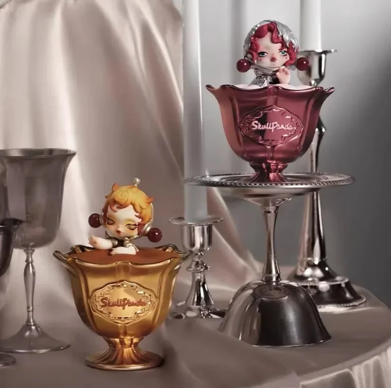 حقيقية البوب مارت جديد Skullpanda عيد يبدأ سلسلة شمعة معطرة صندوق أعمى غرفة الديكور هدايا عيد الميلاد المميزة #4