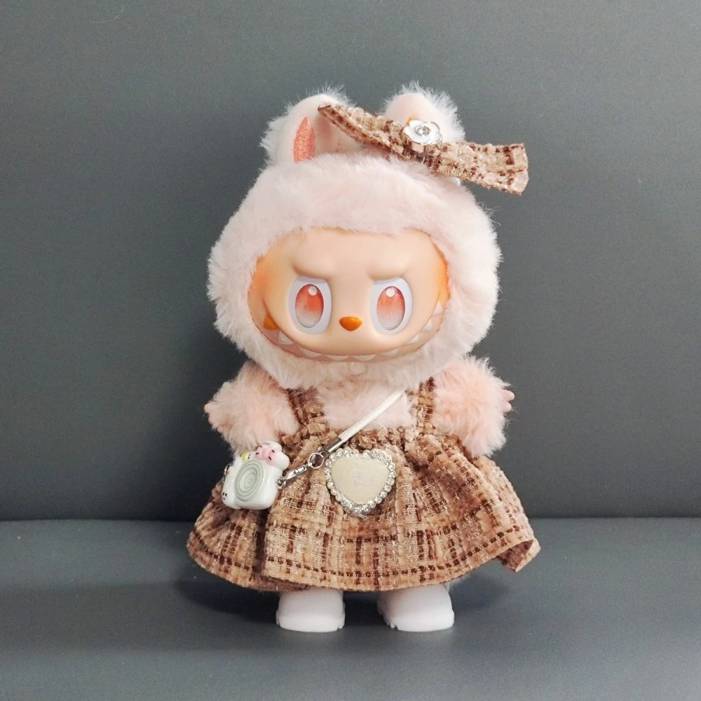 For V1V2 Labubu Doll's Fashion Sweet Clothes Labubu Outfit Accessories for DIY Gift Princess High-quality Dress Cloak