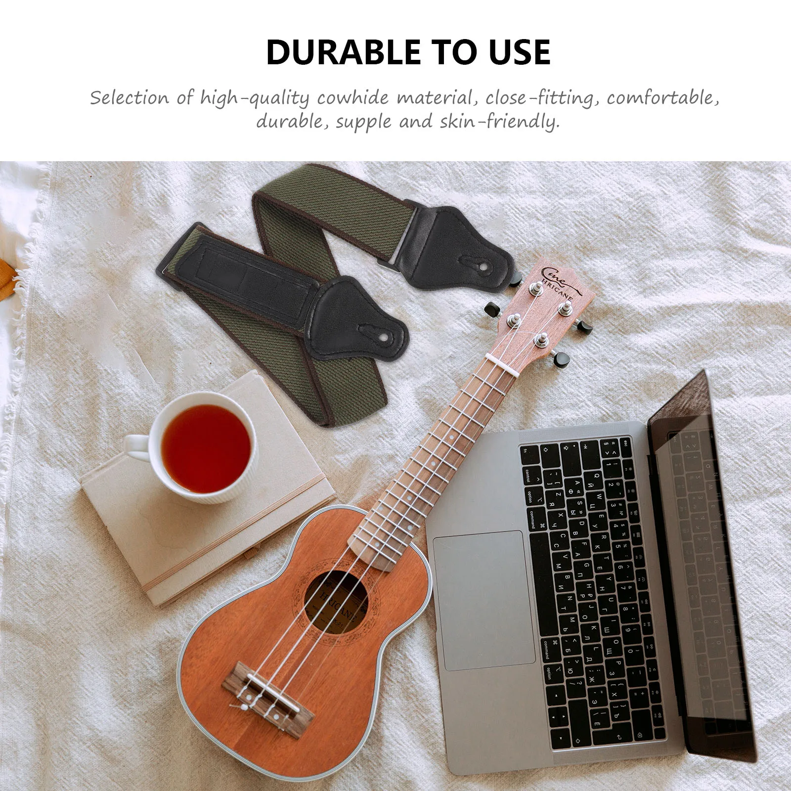 

Guitar Strap Adjustable Shoulder Belt Cotton Bass Wear-resistant Delicate Music Passion Release