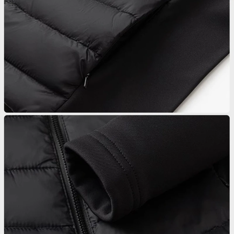 Pink Ribs Down Jacket Women's Winter New Jacket Down Liner Light and Slim Comfortable Beautiful Gentle Waist and Thin