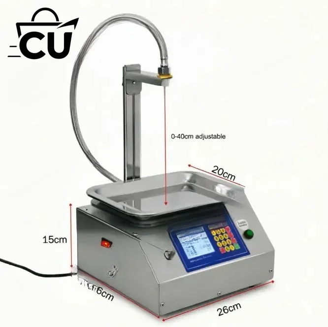 high quality semi-automatic weighing honey gear pump filling machine piston vial filling machine