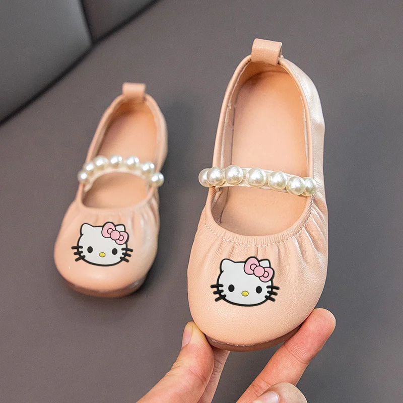 

Sanrio Children's Sandals Soft Shoes Spring and Autumn New Korean Fashion Casual Shoes for Girls Baby Toddler Shoes hello kitty