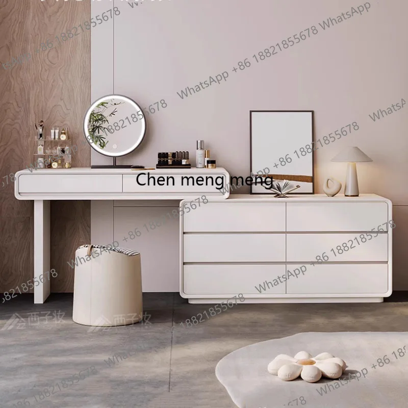 

Modern Luxury Dressing Table Storage Apartment White Classic Dressing Table Salon Woman Tocador Maquillaje House Accessories