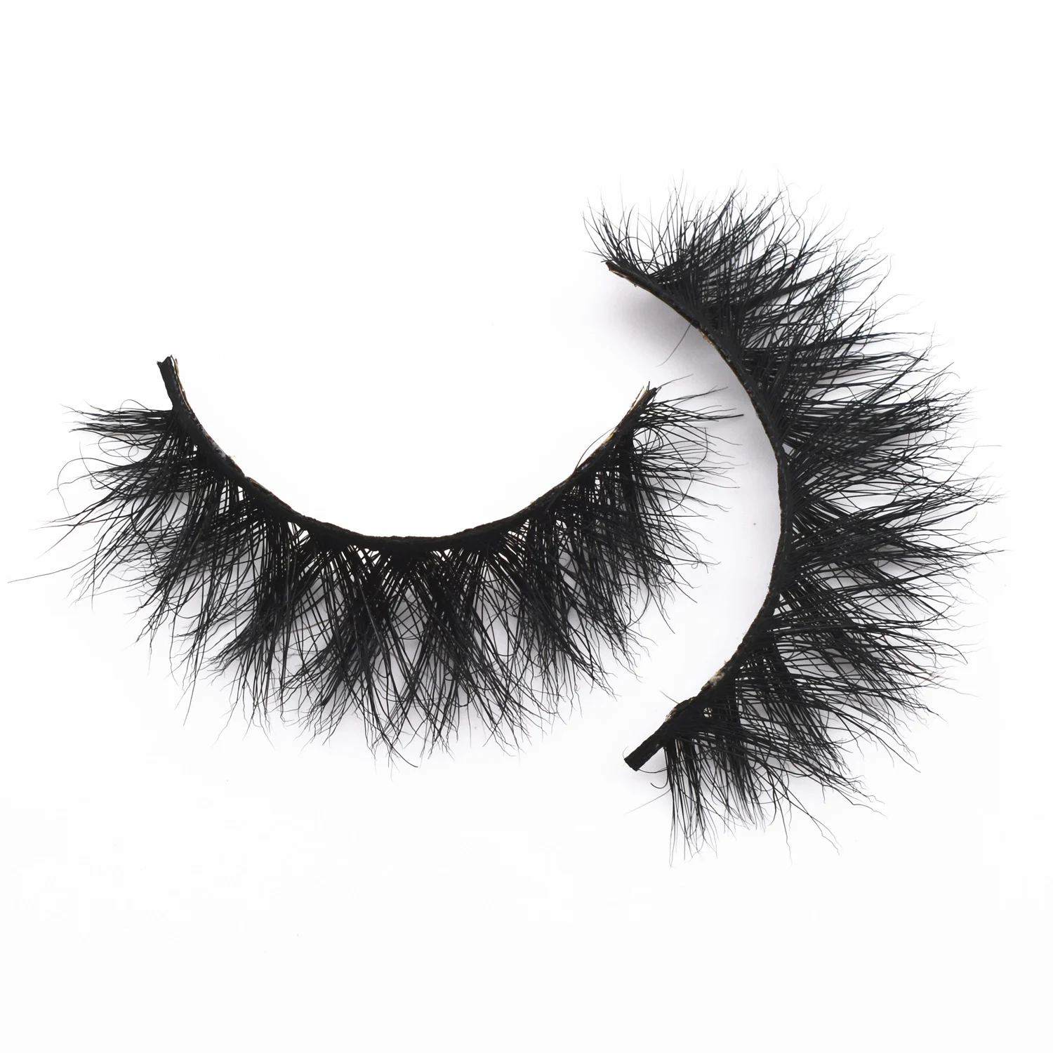 3D Mink Eyelashes Upper Lashes Real Mink Strip Eyelashes Handmade Crossing Mink Eye Lashes Extension Makeup Eyelashes Wispy Lash