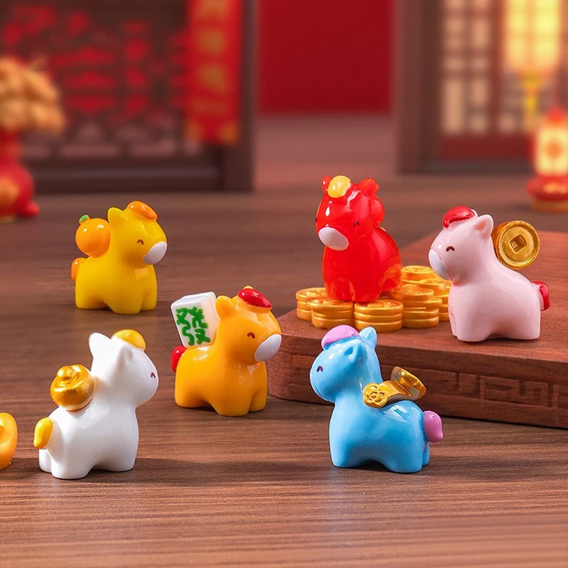 

DIY Mini Car Desktop Ornament For The Year Of The Horse Symbolizing Good Fortune And Prosperity