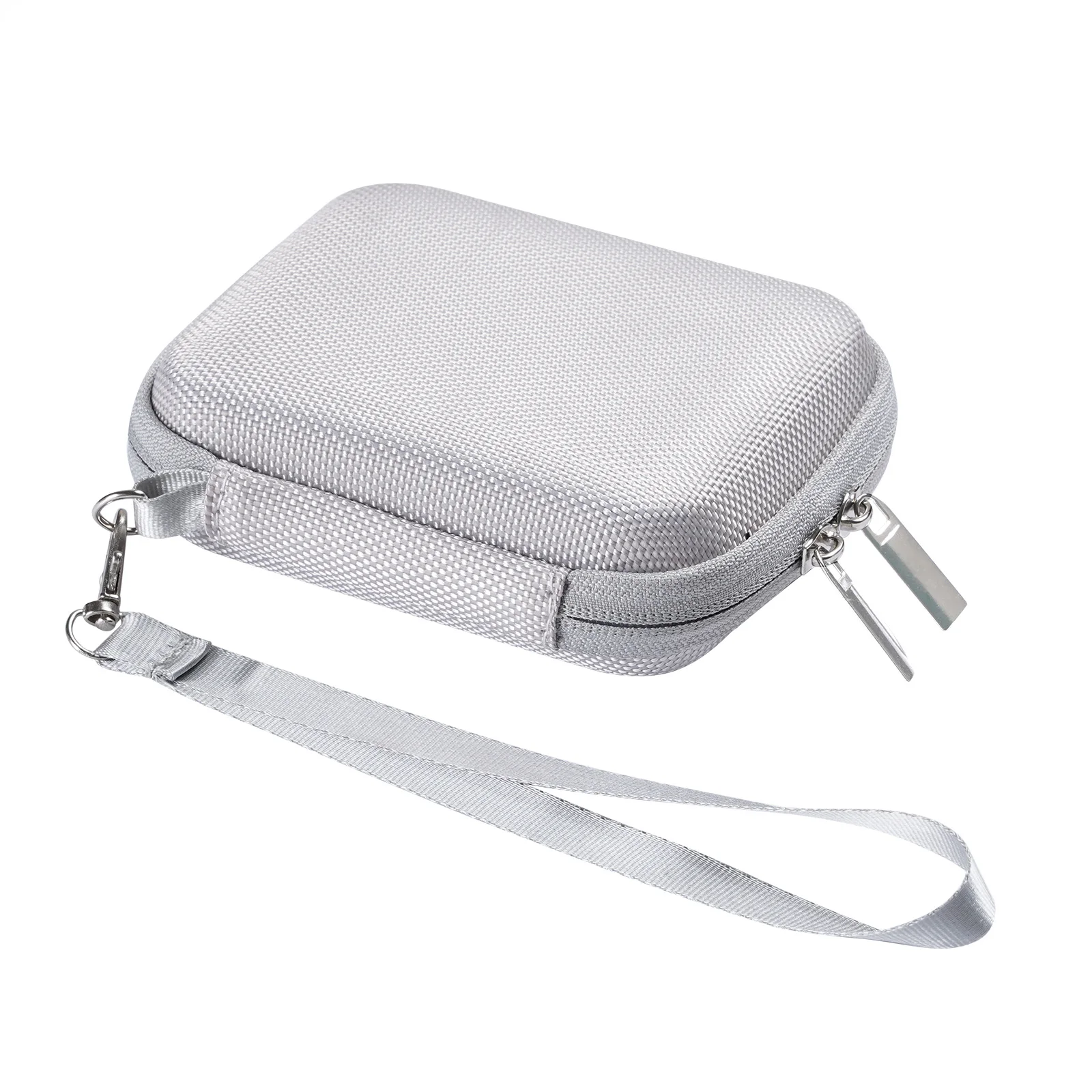 EVA Hard Drive Case with Mesh Bag&Hand Strap Travel Storage Bag External Hard Drive Bag for Samsung T7 Shield/T9 4TB/2TB/1TB SSD