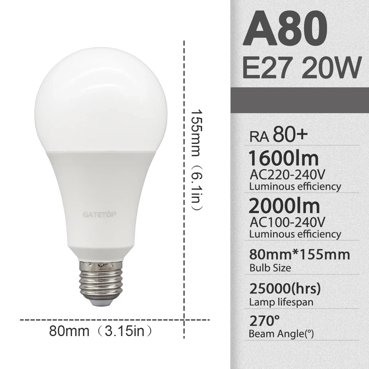 10 stks/partij LED lamp E27 AC 110 V 220 V 3 W 8 W 9 W 12 W 15 W 18 W 20 W 24 W LED A60 G45 lamp Besparing Koud Warm Wit Lampen voor Thuis Licht