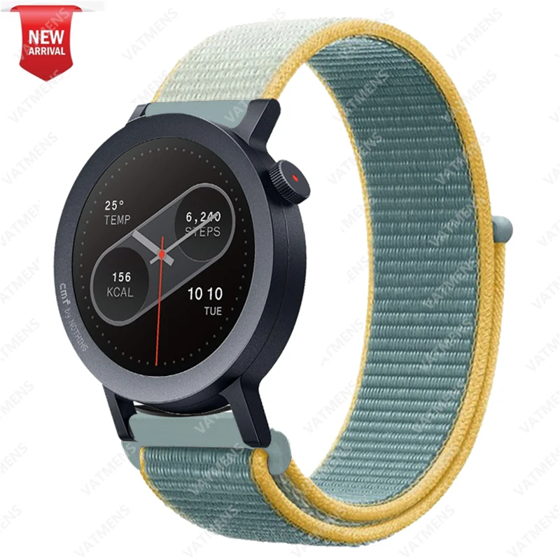 Watch Pro 2-Armband für CMF Watch Pro 2 Ersatz-Smartwatch-Armband, Nylon-Sport-Loop-Armband, Correa-Band – Detail 22