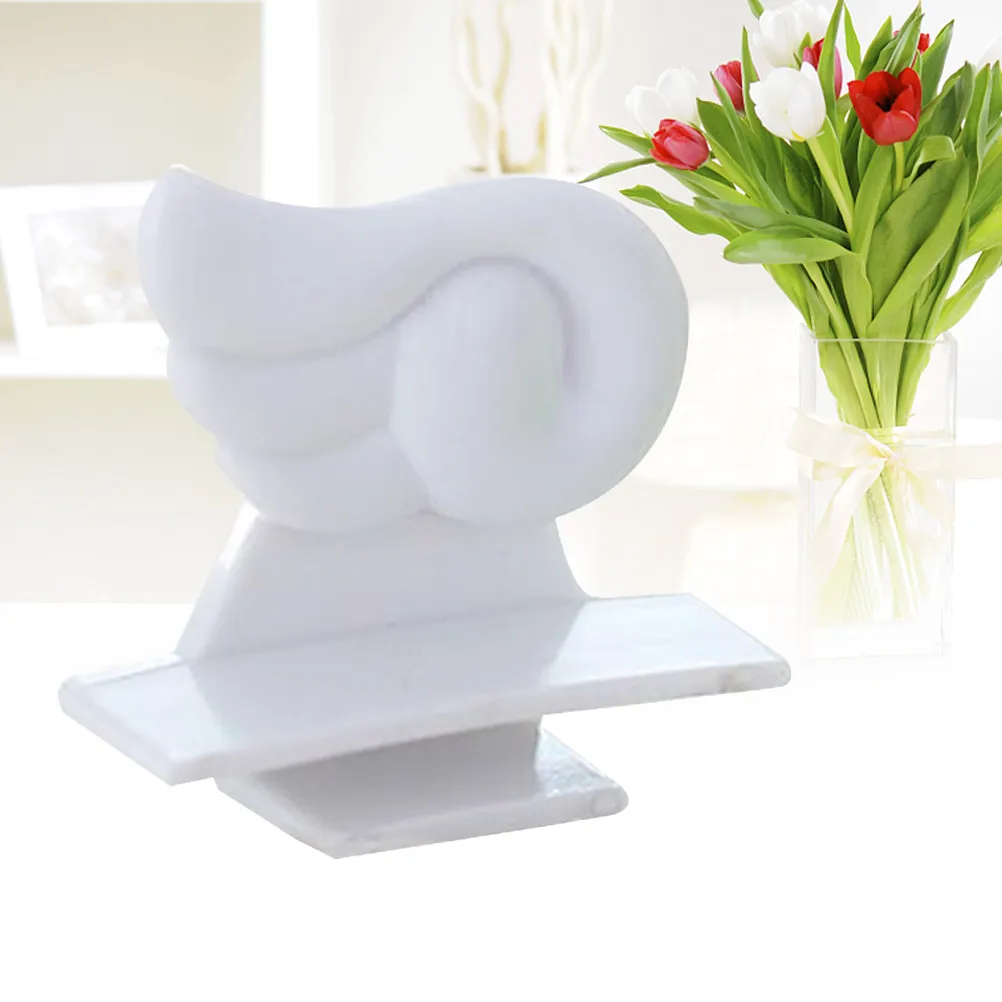 Toilet Seat Lifter Wing Shape White Sanitary Touch-Free Lid Opener for Elderly Easy One-Finger Lift Germ Protection