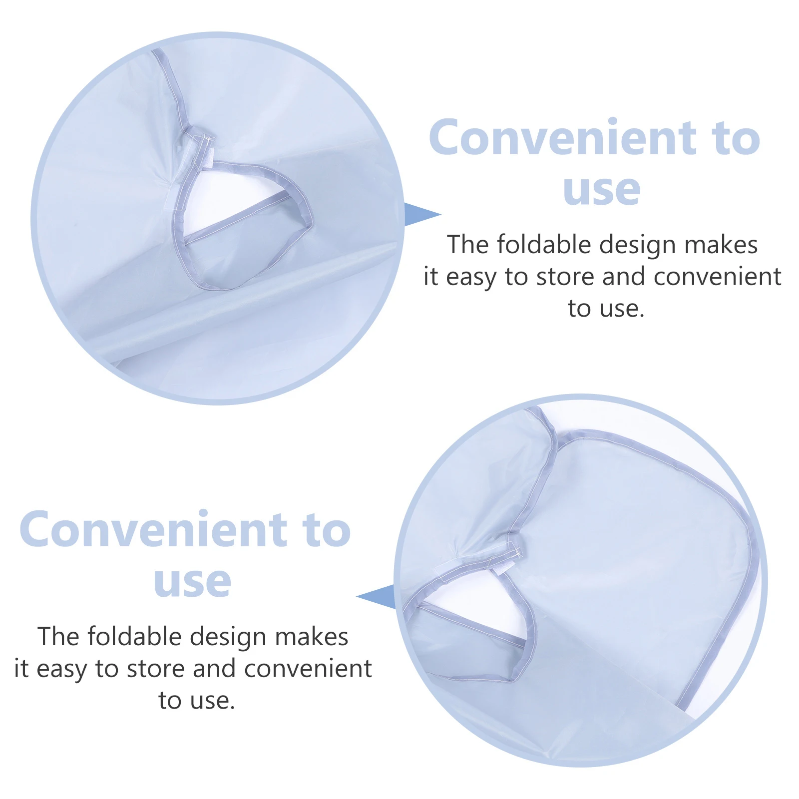 

1pc Shaving Beard Apron Durable Waterproof Polyester Foldable Design For Home Salon Use Beard Hair Catcher Father Day Gift