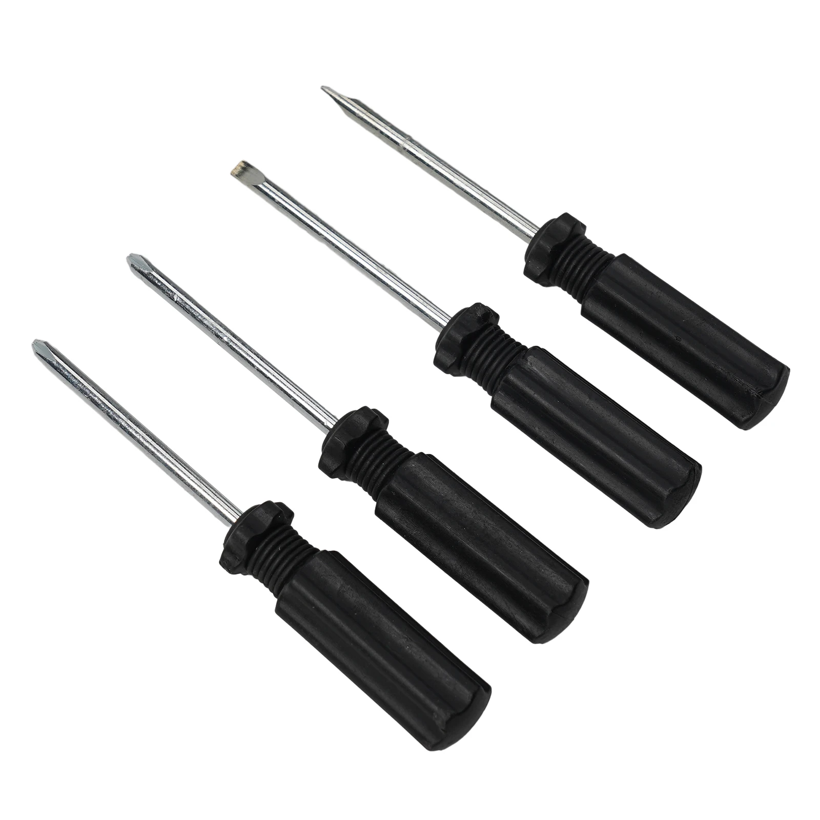 Brand New Screwdriver Nutdrivers 2pcs 45#steel 4mm+ 4mm- Black DIY Disassemble Toys For Small Items Hand Repair Tools Household