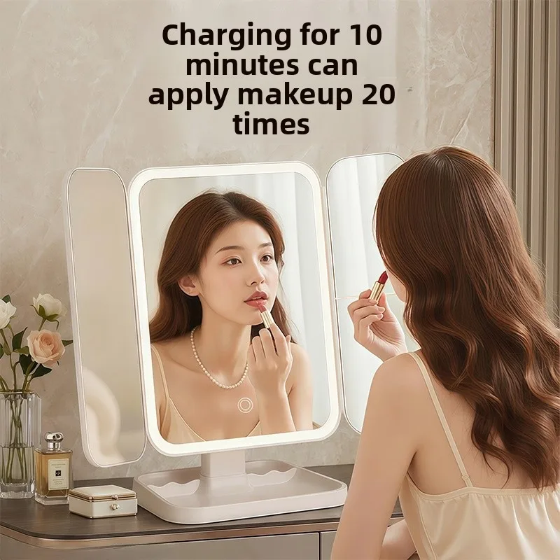 led-lighted-folding-desktop-eup-mirror-magnifng-beau-cosmetic-mirror-for-home-student-dormi-personal-care-tool