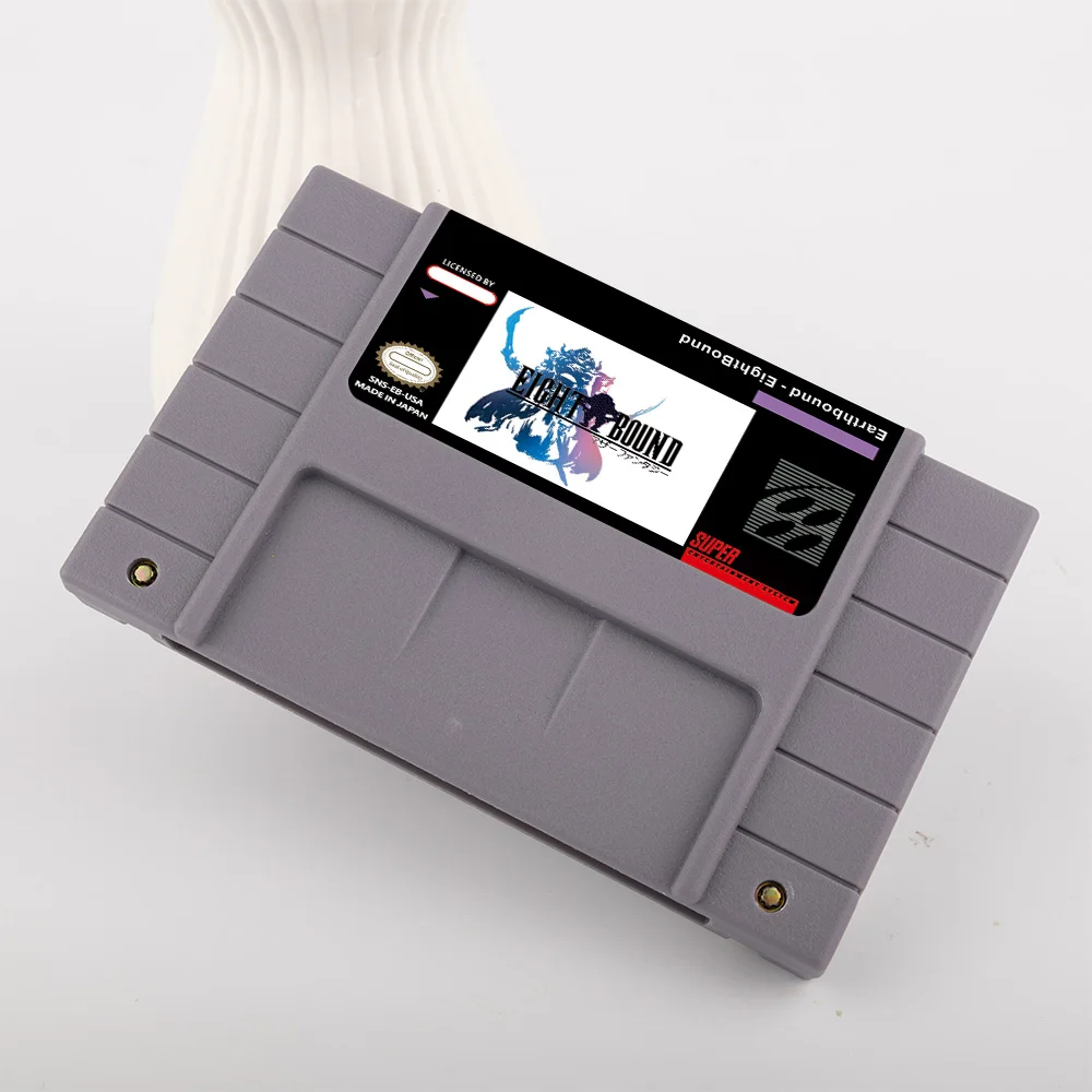 Earthbound-juego RPG EightBound para tarjeta de juego SNES de 16 bits para consola de videojuegos SNES versión NTSC de EE. UU.