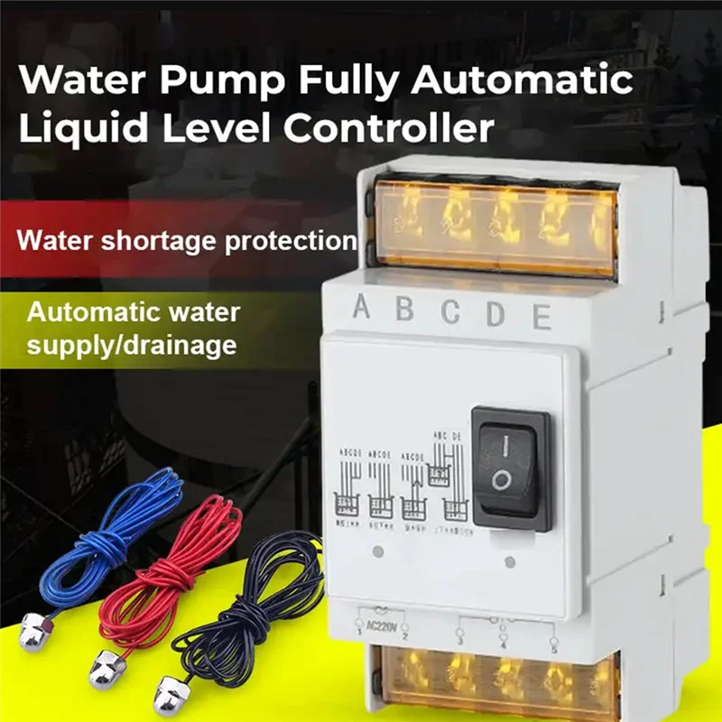 COFA-Full Automatischer Wasserstandsregler Schalter 25A 220V Wassertank Flüssigkeitsstanderkennungssensor Wasserpumpenregler