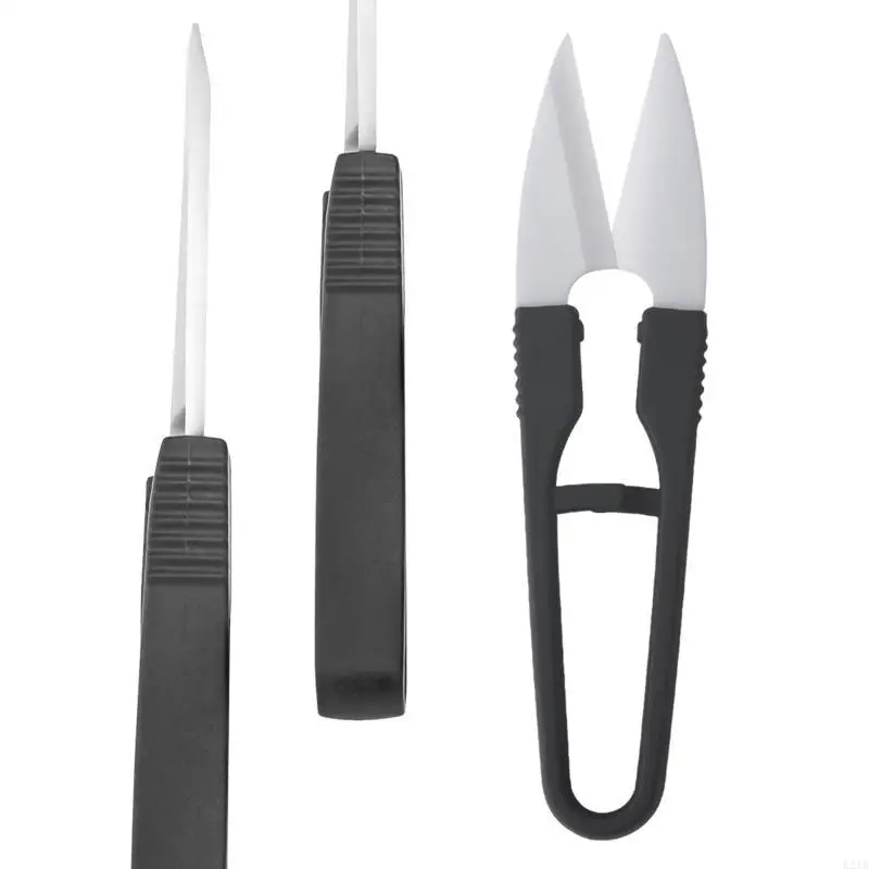 Handheld U Scissors Sewing Scissors for w/ Cover Embroidery Clippers for D