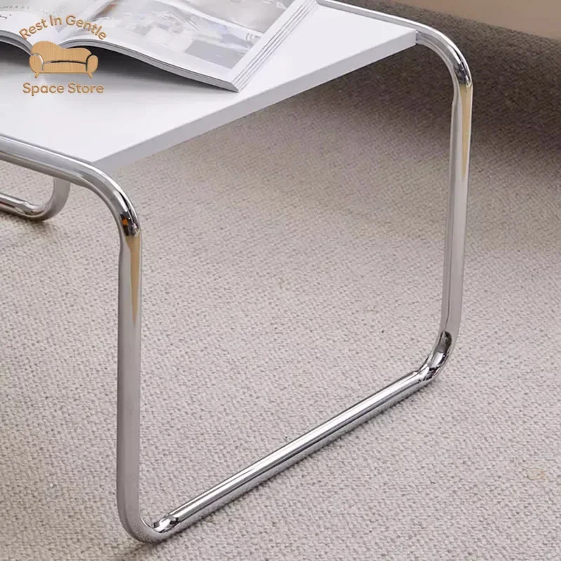 Women Steel Simplicity Coffee Table Modern Design Metal Unique Coffee Table Advanced Living Room Mesa Centro Patio Furniture