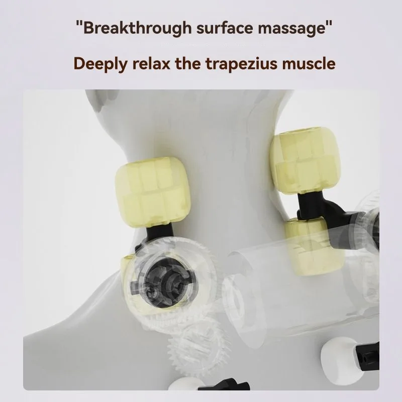 AB43-Neck And Shoulder Massager Multifunctional Trapezius Cervical Massage Tool Shoulder And Neck Support Neck Shawl Protector