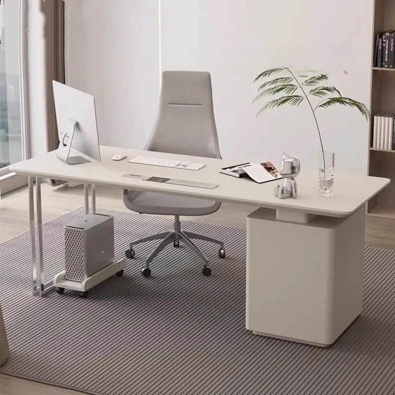 

Деревянный офисный стол TT класса люкс с большими ящиками, белый, современный, для руководителя, мебель для офиса