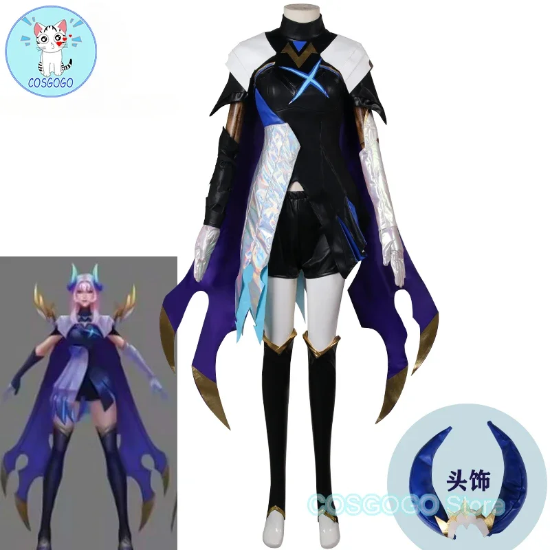 COSGOGO Game LOL 2023 World Champion DRX ICEY Cosplay Costume Halloween Outfits Women Men New Suit Uniform