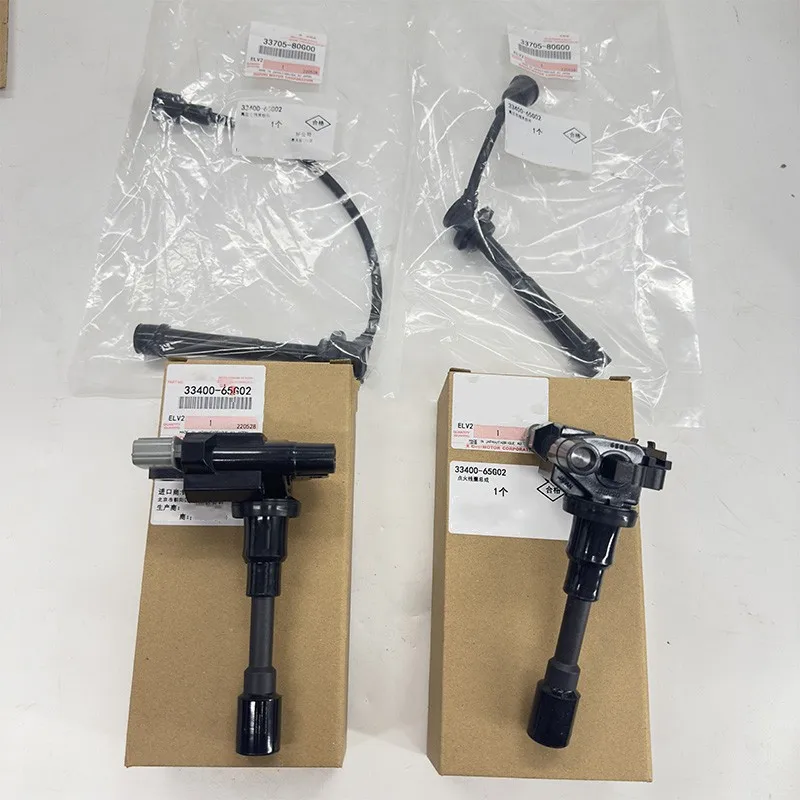 Bobina de encendido Original, cable de encendido 33400-65G00,33400-65G02 para Suzuki Jimny,Liana/Aerio,Swift M13A,M15A,M16A