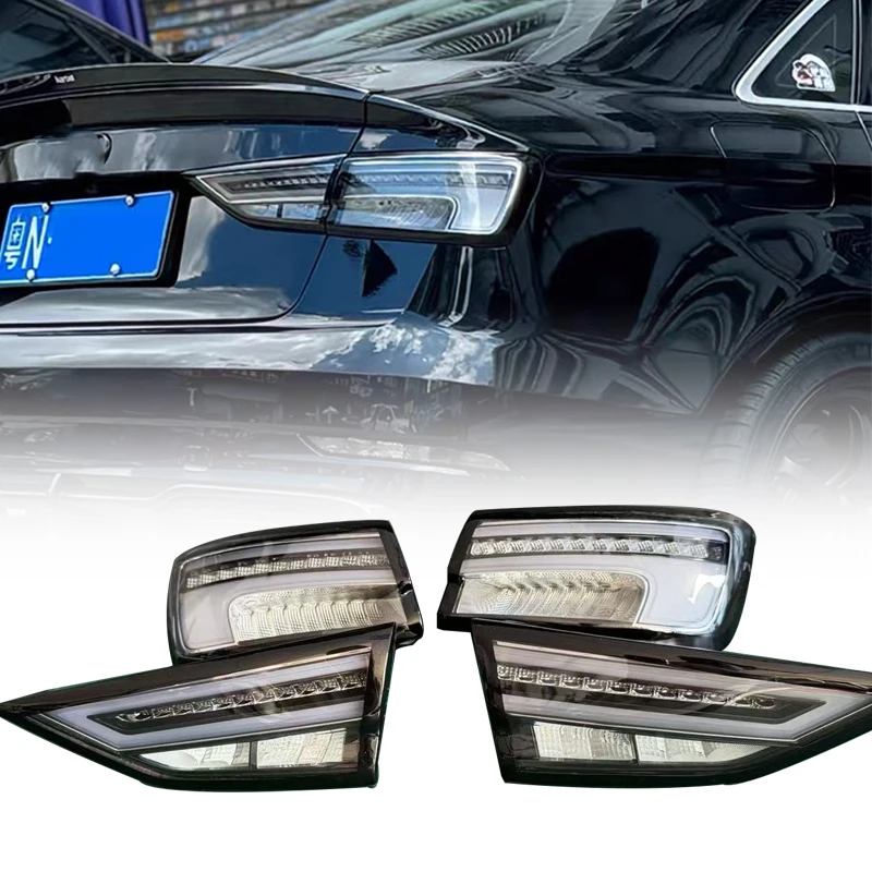 

For Audi A3/S3/RS3 2013-2019 Led Tail Lamp Sedan Dynamic Signal Tail Light Animation Rear Stop Brake Reverse Accessories