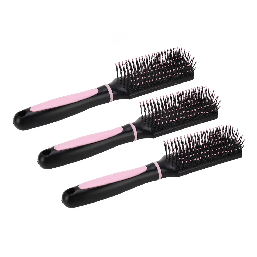 

3pcs Static Free Hair Brush Rounded Comb Teeth Durable Scalp Massage Brush Professional Styling Hair Brush For Women