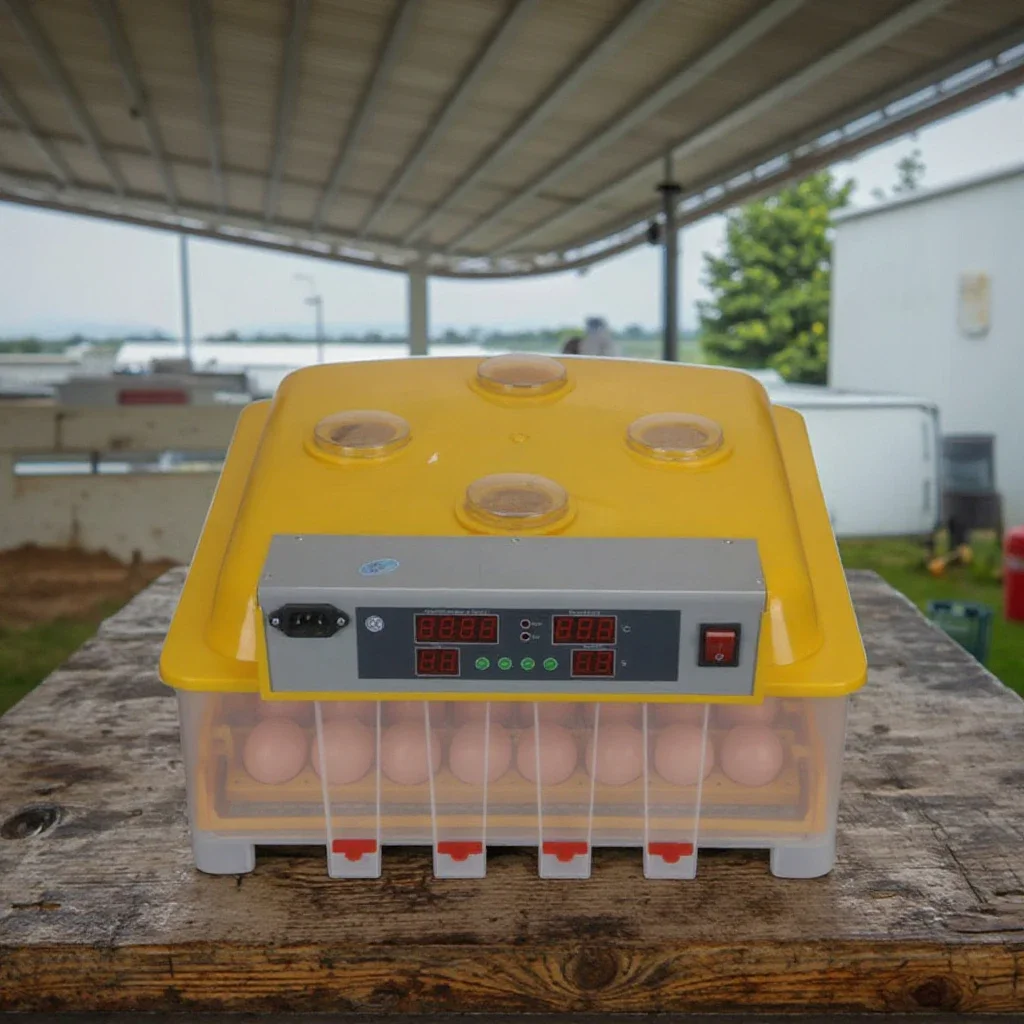 Factory Price  56 Eggs Double Solar Egg Incubator Power Incubator with Humidity Display for Home and Farm