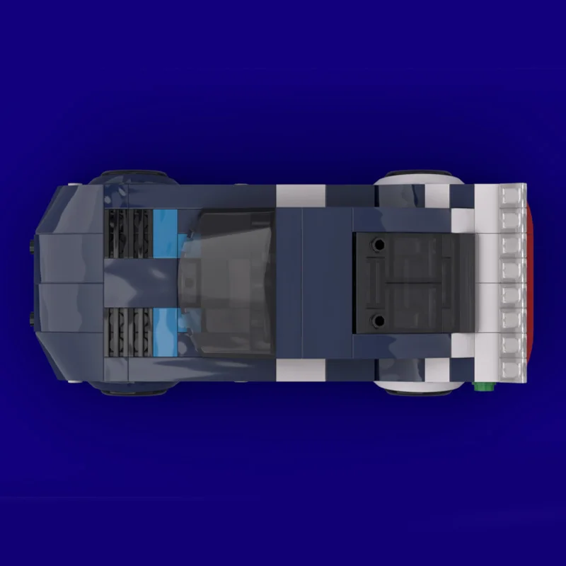 438 PCS Sports car Mustang Dark Horse MOC Customize Modular Building Block Educational Model Brick DIY Christmas Toy Gift