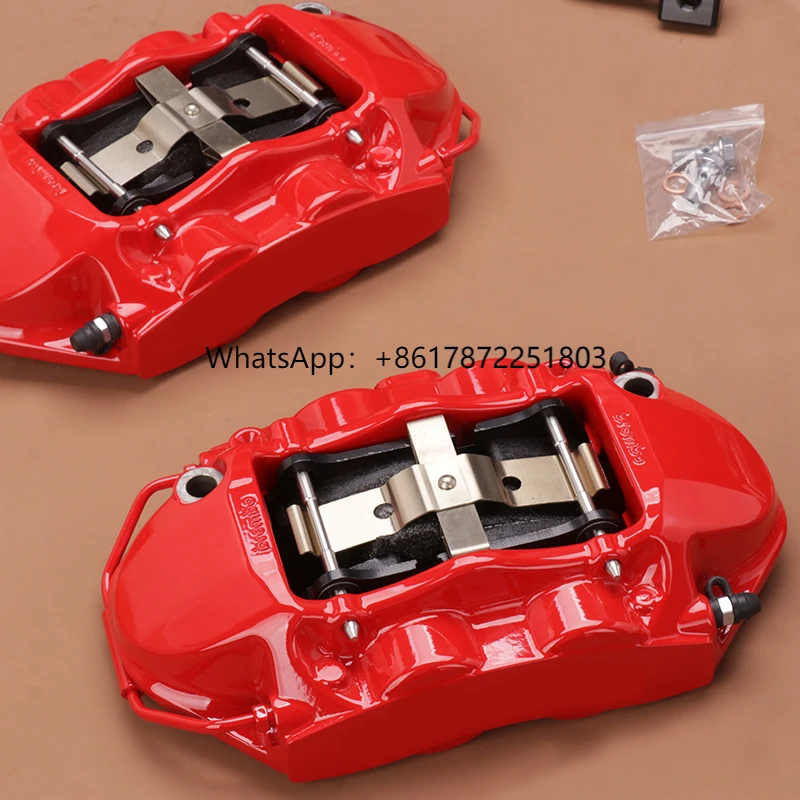 

GT4 Brake Calipers 4 Pot 345/355/380*28mm Brake Rotors 18/19 Inch Rims for Ford Honda Car Big Brake Kit
