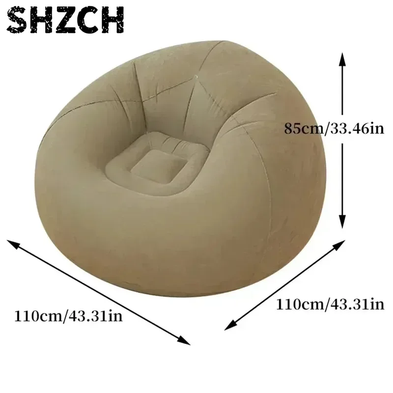 Large Lazy Inflatable Sofa Chairs PVC Lounger Seat Bean Bag Sofas Pouf Puff Couch Tatami Living Room Supply Outdoor Camping