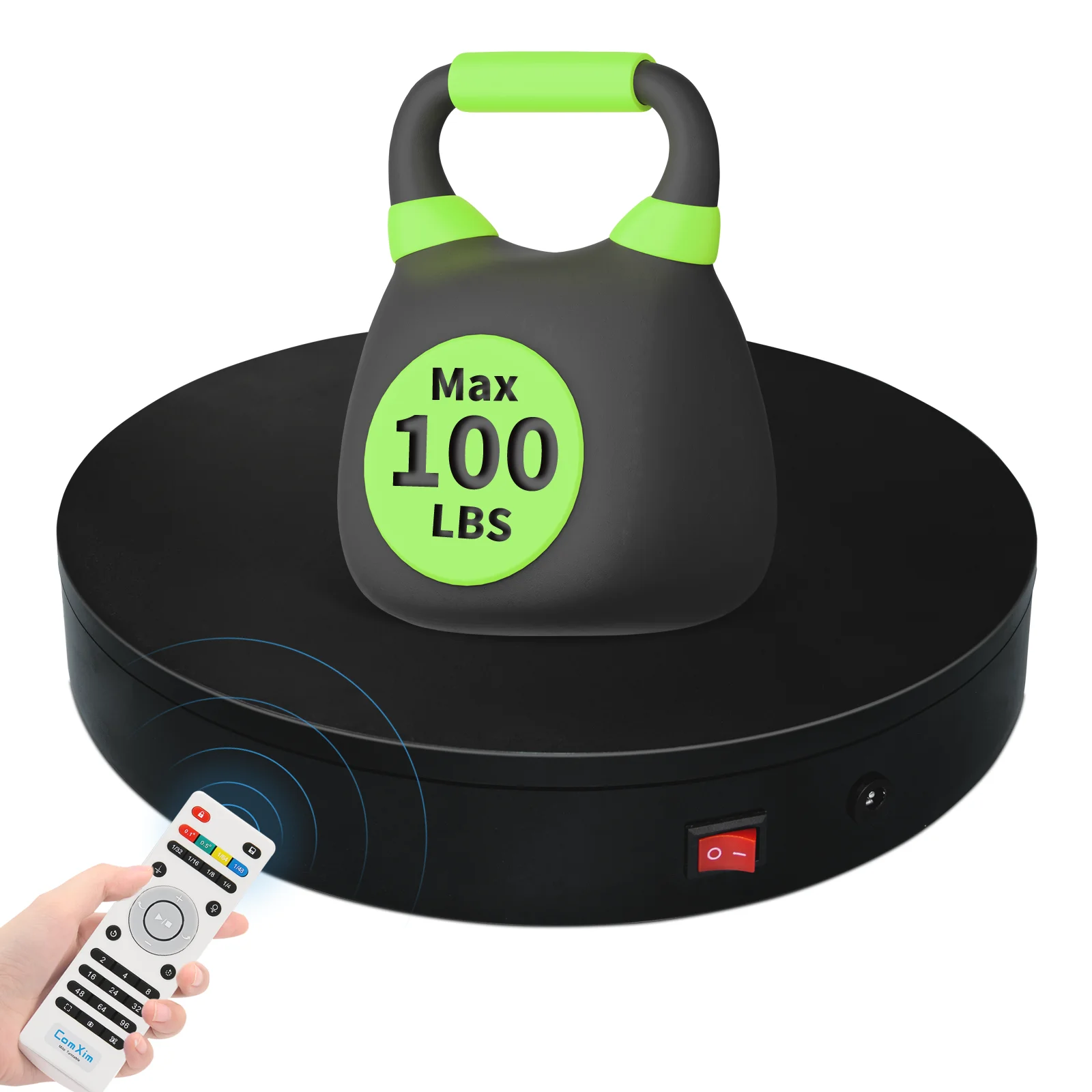 MT200RL  Electric Turntable with Remote Control for Product Display Live Streaming 3D Scanning with Return to Origin Functio