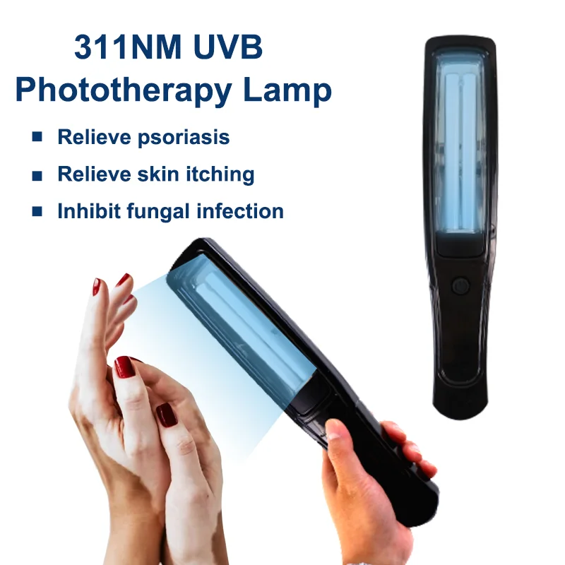 311nm Ultraviolet Phototherapy Instrument Use UVB Lamp UV for Vitiligo Psoriasis White Spots Skin Disease