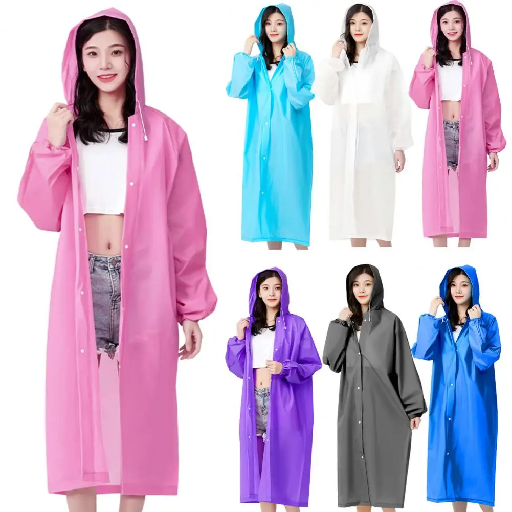 Raincoat Women Waterproof Raincoat Thickened Unisex Universal Tourism Outdoor Hiking Rain Poncho Raincoat Travel Supplies