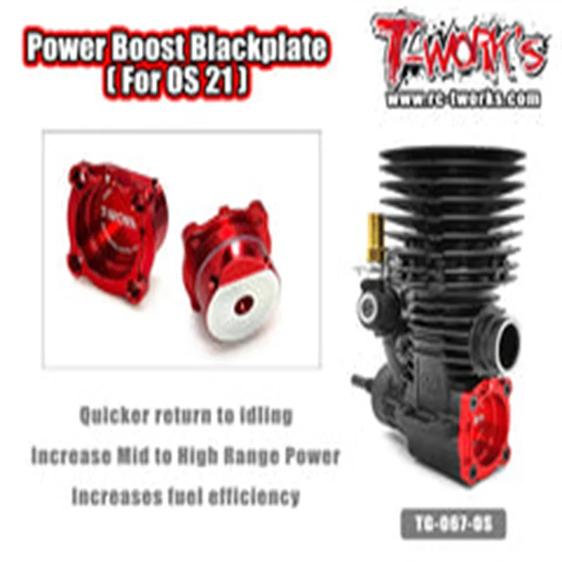 Original T Works TG-067-OS Power Boost แผ่นหลัง (สำหรับ OS 21) Professional Rc