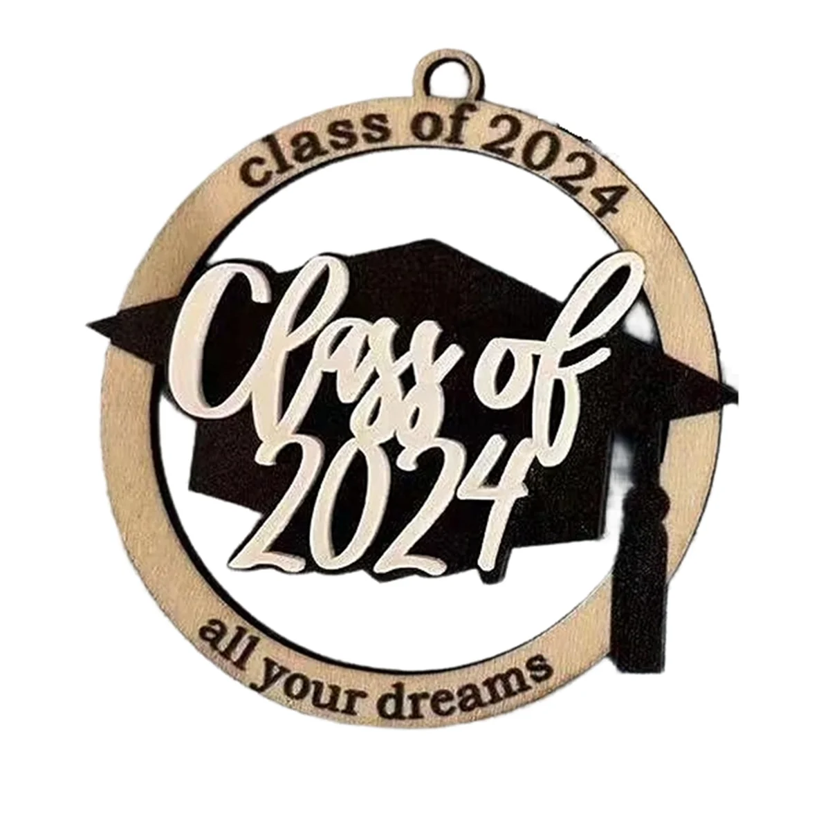 A96Q-Personalized Graduation Name Ornament, Class of 2024, University, College Graduation, High School Graduate Ornament B