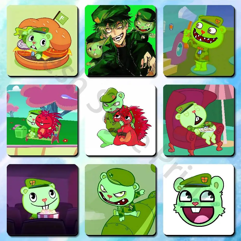 

H-Happy Tree Friends F-Flippy Best-Selling Strong Magnetic Fridge Magnets Adhesive to Metal Surfaces