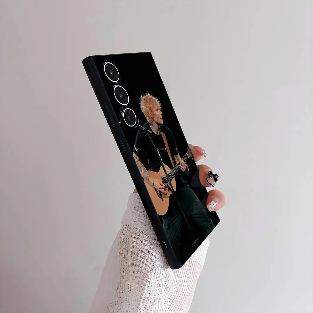 E-Ed Sheeran UK Singer Phone Case For Phone S Series S21 S22 S23 S24 S25 FE Plus Ultra TPU Soft To Skin-friendly Case