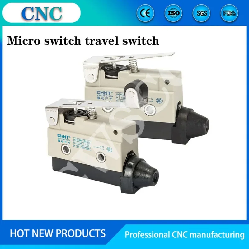 Mechanical Micro Travel YBLXW-6/11DL Self-Reset Small Limit Switch For Lathe