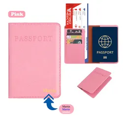 Customized Name Travel Passport Cover Wallet Bags PU Leather Passport Case ID Credit Card Travel Accessories Passport Holder