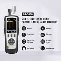 CEM DT-9880 6 Channels Dust Infrared Air Particle Counter PM0.3/PM0.5/PM2.5/PM5/PM10 μm  for Cleanroom Hospital Factory