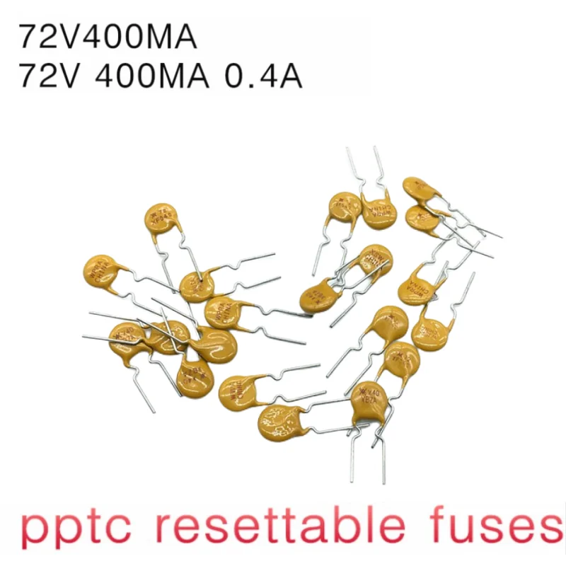 

20PCS PTC Resettable Fuses RXEF040 72V 0.4A 400MA 400MA PPTC (Polymeric PTC) PolySwitch DIP-2