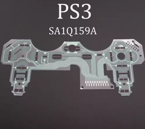 Imagen 2 del producto 5X reemplazo para controlador de juego PS3 película conductora teclado botón cinta Cable flexible SA1Q194A SA1Q135A 222A