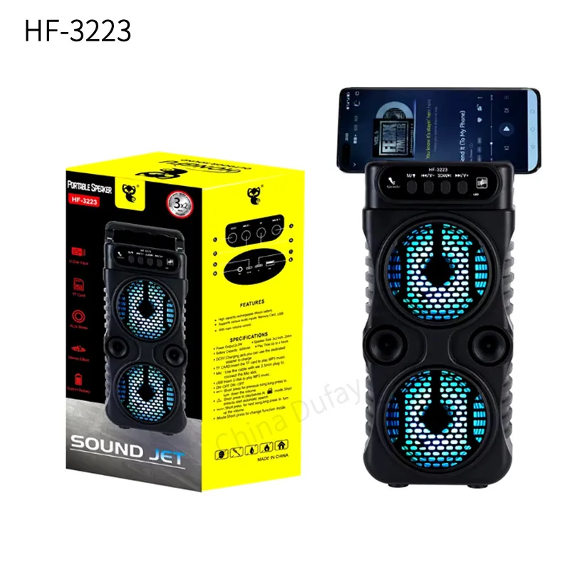 RGB Lighting karaoke machine Bluetooth speaker Music center Square dance speaker Small portable speaker Caixa De Som ﻿