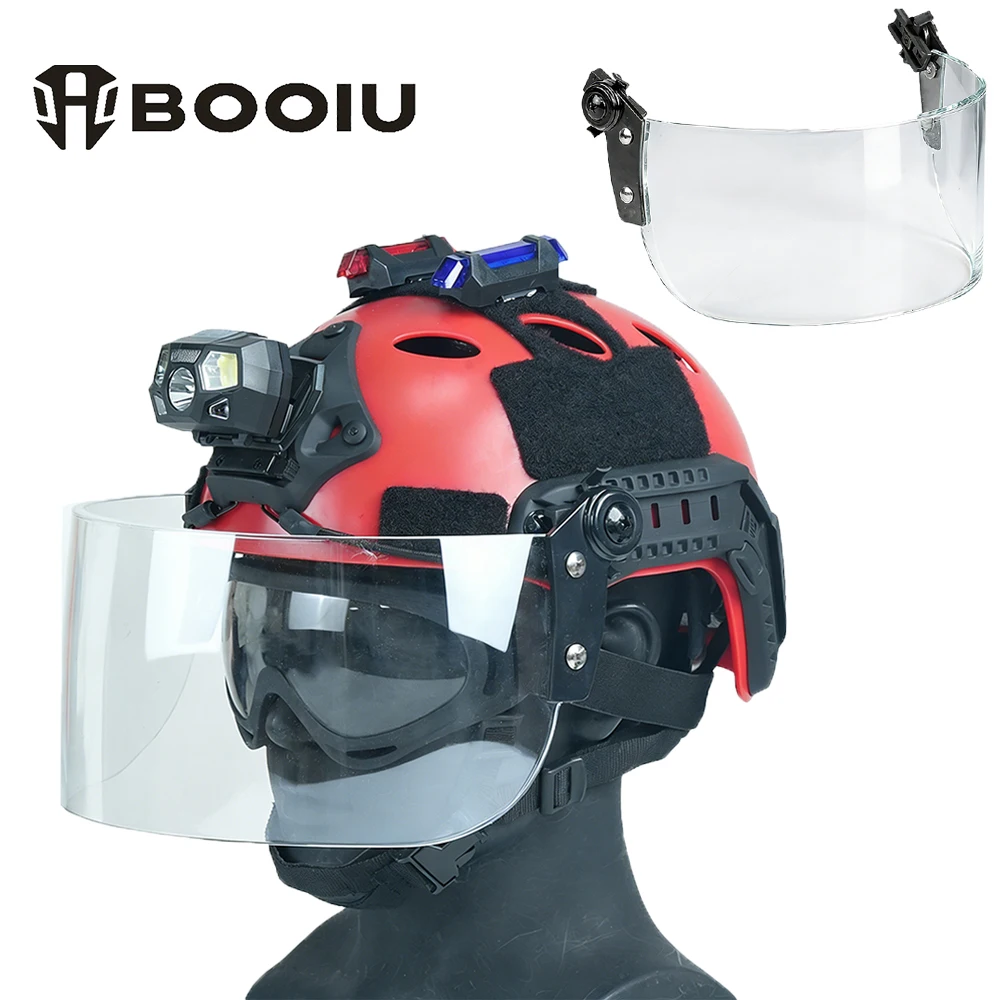 BOOIU FAST Helmet Protective Face Mask High Quality Lightweight  Equipment MICH2000 Anti-Riot Face CS Tactical Shooting Outdoor