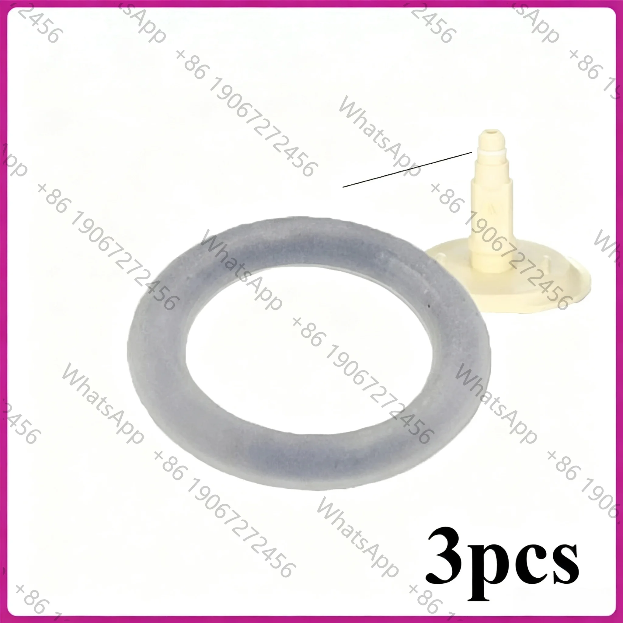 3pcs for  manual breast pump Handle bracket o-ring white small ring accessories