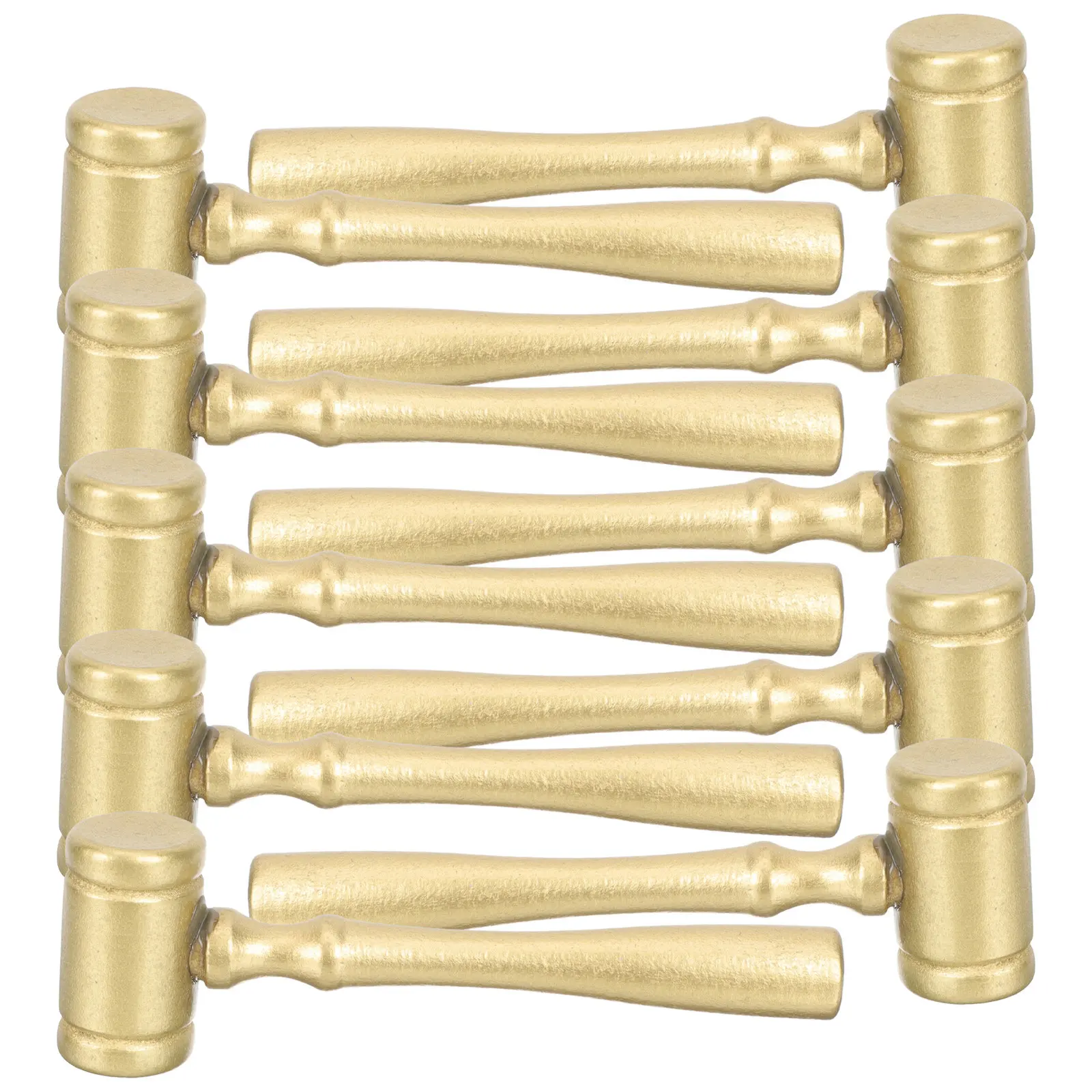 

10Pcs Mini Wooden Hammer Small Mallet Durable Portable Portable Kids Plaything Hand Training Development Wooden Mallets Toy