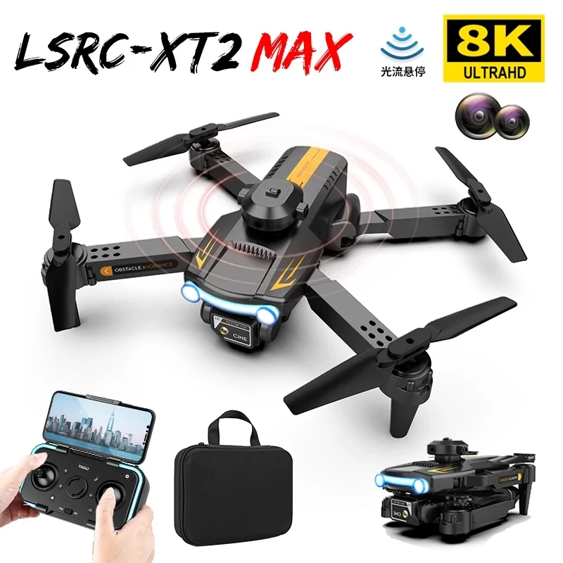 

LS-XT2 4K Obstacle Avoidance Aerial RC Drone Quadcopter Spare Parts Accessories 3.7V 1800MAh Battery Propeller Protect Frame