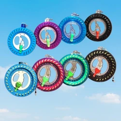 Spedizione gratuita bambini aquilone mulinello abs kite wheel gioco all'aperto giocattoli divertenti aquilone string line parafoil adulti aquilone volante parapendio