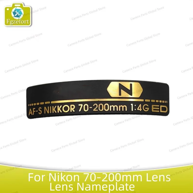 

New For Nikon 70-200mm F/2.8E FL ED VR/70-200 Mm II/1:2.8G II Label Sign Nameplate Lens Logo Tag Camera Repair Part