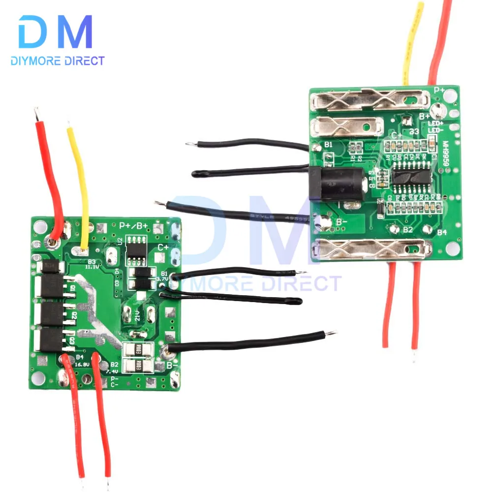 5S 5 Serial 18V 21V 20A Li-Ion Lithium Battery Charging Protection Board Module Pack Circuit Board BMS Module For Power Tools